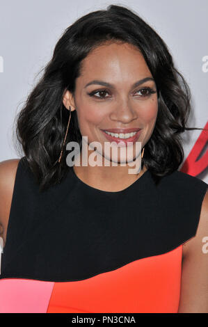 Rosario Dawson at the 'Marvel's Daredevil' Los Angeles Premiere held at the Regal Cinemas LA Live in Los Angeles, CA on Thursday, April 2, 2015. Photo by PRPP PRPP / PictureLux  File Reference # 32605 001PRPP01  For Editorial Use Only -  All Rights Reserved Stock Photo