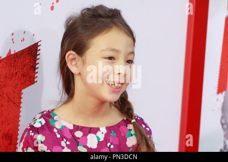 Aubrey Anderson-Emmons at the Premiere of New Line Cinema and Metro