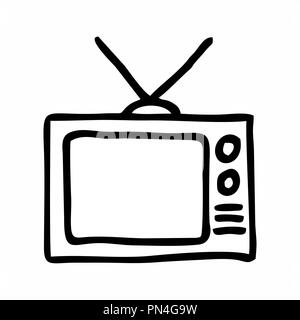 4 Old Television Drawing (PNG Transparent) | OnlyGFX.com