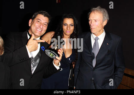 Stephen Campanelli, Alice Amter, Clint Eastwood  02/06/2016 2016 Society Of Camera Operators Lifetime Achievement Awards held at the Paramount Theater in Hollywood, CA Photo by Kazuki Hirata / HNW / PictureLux Stock Photo