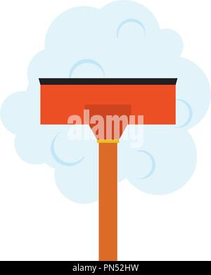 colored window cleaner icon Stock Vector