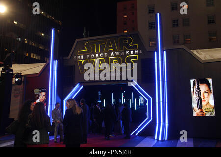 Atmosphere  12/14/2015 'Star Wars The Force Awakens' Premiere held at the Dolby Theatre in Hollywood, CA Photo by Kazuki Hirata / HNW / PictureLux Stock Photo