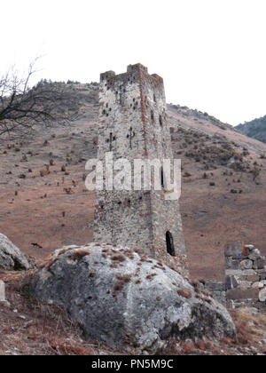 Towers Of Ingushetia. Ancient Architecture And Ruins Stock Photo