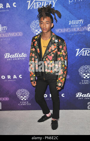 Jaden Smith at the Variety's Power Of Young Hollywood held at Neuehouse in Hollywood, CA on August 16, 2016. Photo by PRPP PRPP / PictureLux  File Reference # 33048 035PRPP01  For Editorial Use Only -  All Rights Reserved Stock Photo