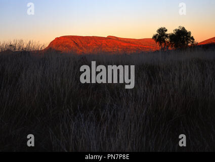 Mount Nameless at sunrise, Pilbara, Northwest Australia Stock Photo