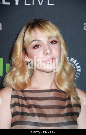 Hannah Marks 10/18/2016 PaleyLive LA premiere event "Dirk Gently's