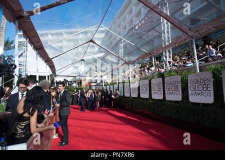 The 74th annual Golden Globe Awards, January 8, 2017, at the Beverly Hilton Hotel in Beverly Hills, California.  File Reference # 33198 080JRC  For Editorial Use Only -  All Rights Reserved Stock Photo