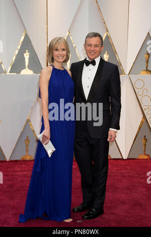 Willow Bay and Bob Iger arrive at The 89th Oscars® at the Dolby® Theatre in Hollywood, CA on Sunday, February 26, 2017.  File Reference # 33242 251THA  For Editorial Use Only -  All Rights Reserved Stock Photo