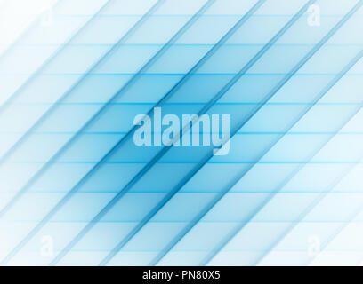 Cerulean blue abstract striped pattern with diagonal and horizontal stripes. Raster graphic background Stock Photo