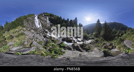 360 degree panoramic view of Nardis Falls