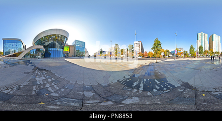 360 degree panoramic view of Almaty Mall, Dostyk Plaza