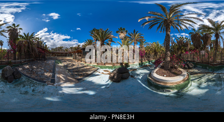 360 degree panoramic view of Lost Places, Hotel Stella Canaris, Enclosure, Morro Jable