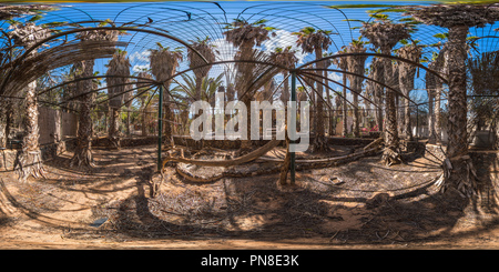 360 degree panoramic view of Lost Places, Hotel Stella Canaris, Cage, Morro Jable