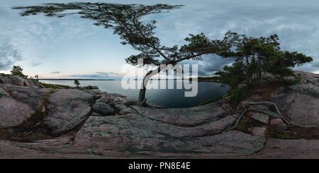 360° view of Harold's Point at Killbear Provincial Park - Alamy