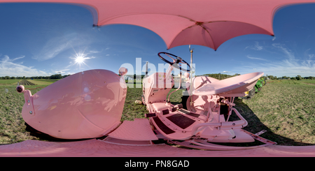 360 degree panoramic view of Pink Tractor One