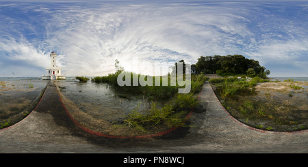 360 degree panoramic view of Point Abino Light