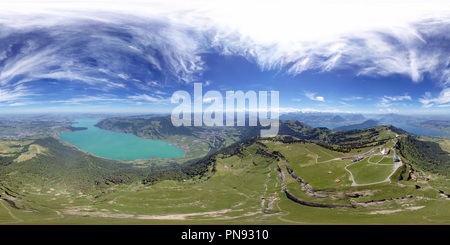 360 degree panoramic view of Mount Rigi