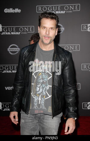 Dane Cook at the world premiere of "Rogue One: A Star Wars Story" held