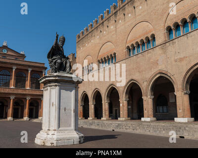 Piazza Cavour, Rimini, Emilia Romagna, Italy Stock Photo