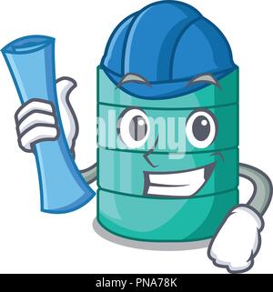 rain plastic tank cartoon vector illustration Stock Vector Image & Art ...