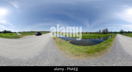 360 degree panoramic view of National Wildlife Refuge Ridgefield Washington