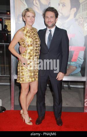 Mary Elizabeth Ellis, Charlie Day  2/13/2017 Los Angeles Premiere of 'Fist Fight' held at the Regency Village Theater in Westwood, CA Photo by Julian Blythe / HNW / PictureLux Stock Photo