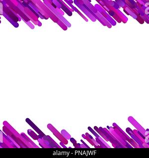 Purple trendy gradient background with seamless diagonal rounded stripe pattern Stock Vector