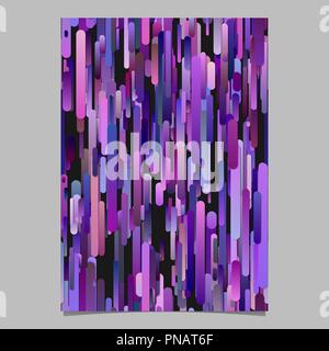 Purple abstract modern gradient vertical stripe pattern brochure background Stock Vector