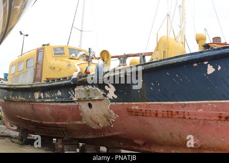 Port Penrhyn Commercial Docks, Banger Wales Stock Photo