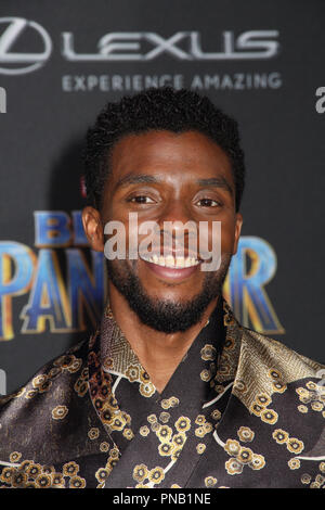 Chadwick Boseman  01/29/2018 The World Premiere of 'Black Panther' held at The Dolby Theatre in Los Angeles, CA Photo by Izumi Hasegawa / HNW / PictureLux Stock Photo