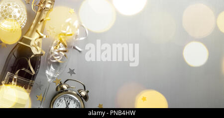 Carnival with champagne,Champagne on festive background Stock Photo