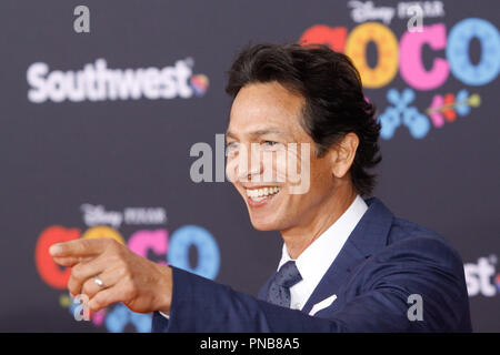 Benjamin Bratt at the Premiere of Disney/Pixars 'Coco' held at El Capitan Theatre in Hollywood, CA, November 8, 2017. Photo by Joseph Martinez / PictureLux Stock Photo