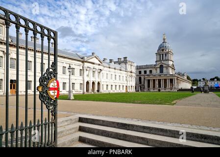 Exterior of the Royal Naval College Greenwich London England UK Stock Photo