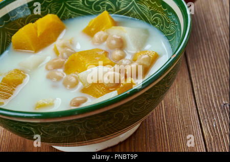 Olan Food set dish from Southern India of the Kerala cuisine Stock Photo