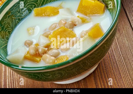 Olan Food set dish from Southern India of the Kerala cuisine Stock Photo