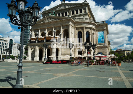 Frankfurt (Main) Hesse Germany. Frankfurt Opera house Stock Photo