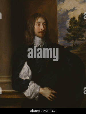 Portrait of Sir William Killigrew. Date/Period: 1638. Painting. Oil on canvas. Height: 105.2 cm (41.4 in); Width: 84.1 cm (33.1 in). Author: Van Dyck, Anthony. Stock Photo