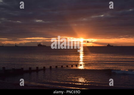 Sunrise - Aberdeen Beach Stock Photo