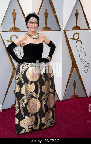 Rita Moreno arrives at the Oscars on Sunday, March 10, 2024, at the