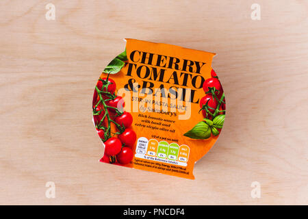 Cherry tomato Basil stir in pasta sauce by Sainsburys England