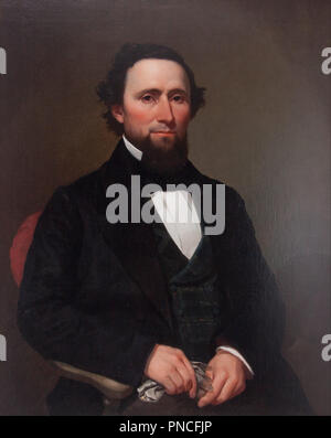 David Gibson. Date/Period: Ca. 1846 - ca. 1864. Painting. Oil on canvas Oil on canvas. Height: 43.50 mm (1.71 in); Width: 36.12 mm (1.42 in). Author: Attributed to Joseph Oriel Eaton. Stock Photo