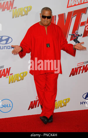 Laurence Fishburne at the World Premiere of Marvel Studios' 'Ant-Man and The Wasp' held in Hollywood, CA, June 25, 2018. Photo by Joseph Martinez / PictureLux Stock Photo