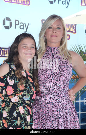 Easton August Anthony Wooster, Elizabeth Rohm  06/30/2018 The World Premiere of 'Hotel Transylvania 3: Summer Vacation' held at Regency Village Theater in Los Angeles, CA Photo by Izumi Hasegawa / HNW / PictueLux Stock Photo