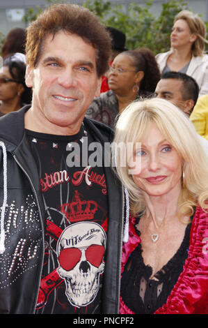 Lou Ferrigno & Wife Carla Ferrigno arriving at the Los Angeles Premiere of Michael Jackson's 'This Is It' held at the NOKIA Theatre in Los Angeles, CA. The event took place on Tuesday, October 27, 2009. Photo by: Pedro Ulayan Pacific Rim Photo Press.  / PictureLux File Reference # LouFerrigno CarlaFerrigno 102709 1PRPP   For Editorial Use Only -  All Rights Reserved Stock Photo