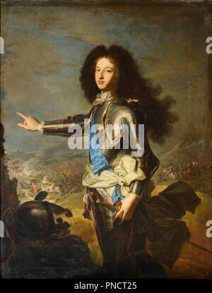 Louis de France, duc de Bourgogne (1682-1712) / Louis of France, Duke of Burgundy (1682-1712). Date/Period: By 1704. Painting. Oil on canvas. Height: 129 cm (50.7 in); Width: 98 cm (38.5 in). Author: Hyacinthe Rigaud. RIGAUD, HYACINTHE. Rigaud, Hyacinthe François Honoré. Stock Photo