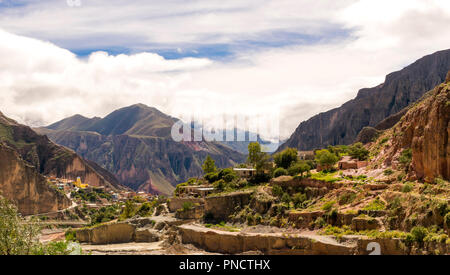 Entrance to the ancient town of Iruya, province of Salta, Argentina Stock Photo