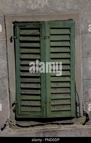 Closed old Blinds Stock Photo