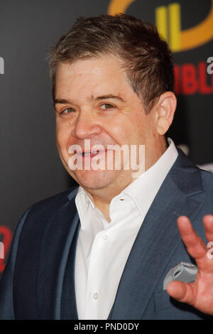 Patton Oswalt at the World Premiere of Disney/Pixars' 'Incredibles 2' held at El Capitan Theatre in Hollywood, CA, June 5, 2018. Photo by Joseph Martinez / PictureLux Stock Photo