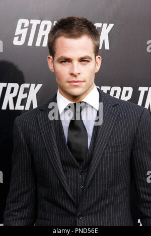 Chris Pine at the Los Angeles Premiere of STAR TREK held at the Grauman's Chinese Theater in Hollywood, CA on Thursday, April 30, 2009. Photo by PRPP / PictureLux  File Reference # Chris Pine 04302009 01PRPP  For Editorial Use Only -  All Rights Reserved Stock Photo