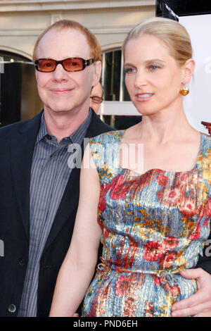 Danny Elfman and  Brigette Fonda at the Los Angeles Premiere of INGLORIOUS BASTERDS held at the Grauman's Chinese Theatre in Hollywood, CA on Monday, August 10, 2009. Photo by PRPP / PictureLux  File Reference # Elfman Fonda01 81009PRPP  For Editorial Use Only -  All Rights Reserved Stock Photo